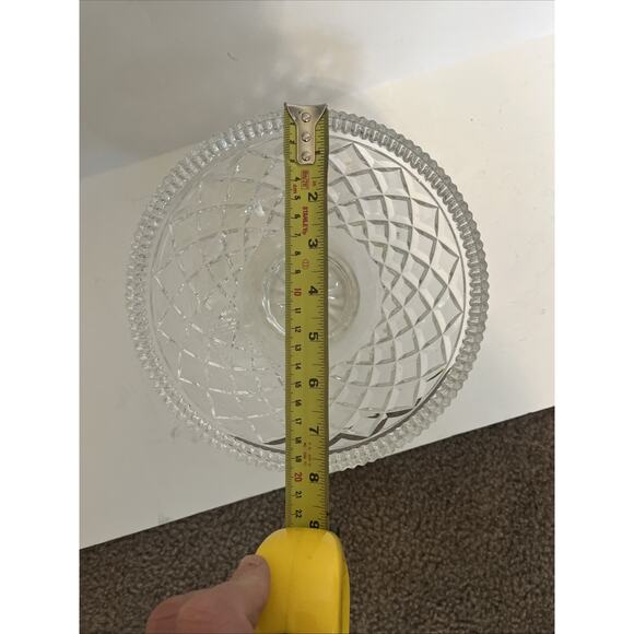 Waterford Killeen Crystal Footed Bowl 8” Candy Dish - Picture 3 of 10